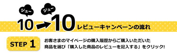 レビューキャンペーンの流れ