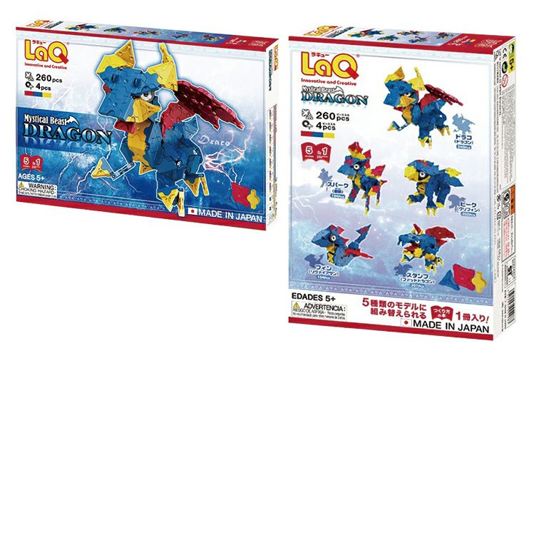 Laq ラキュー ミスティカルビースト ドラゴン 260ピース 木のおもちゃ 知育玩具のウッディプッディ Laq ラキュー ミスティカルビースト ドラゴン 260ピース 木のおもちゃ 知育玩具のウッディプッディ