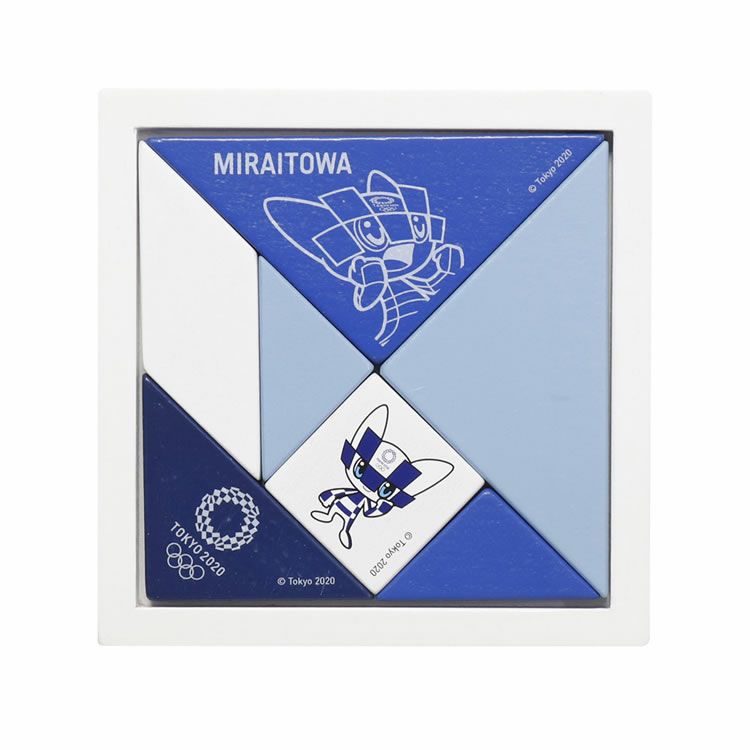 タングラムパズル 東京オリンピックマスコット 木のおもちゃ 知育玩具のウッディプッディ タングラムパズル 東京オリンピックマスコット 木のおもちゃ 知育玩具のウッディプッディ