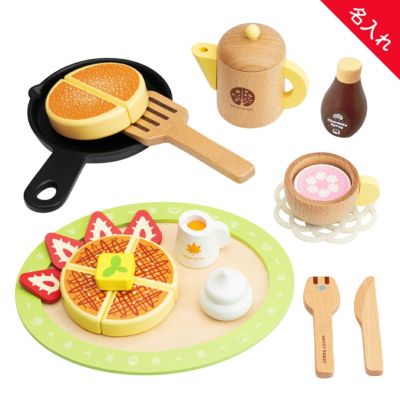 はじめてのおままごと パンケーキ カフェセット ウッディプッディ